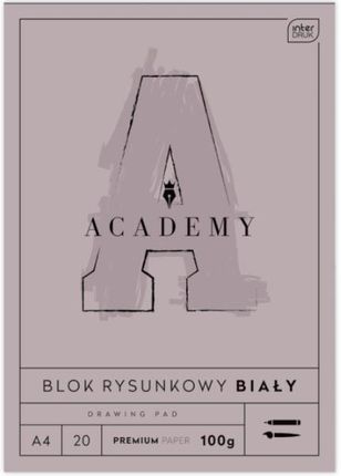 Interdruk Blok Rysunkowy A4 20 K 100G Academy