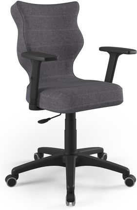Entelo Krzesło biurowe Uni BK Palladium rozmiar 6 (159-188 cm) czarny