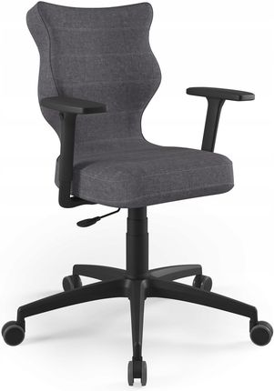 Entelo Krzesło biurowe Perto BK Palladium rozmiar 6 (159-188 cm) czarny