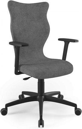 Entelo Krzesło biurowe Perto BK Cloud rozmiar 7 (180+ cm) ciemny szary
