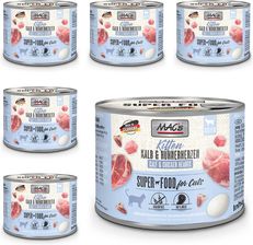 Mac'S Superfood Kitten Cielęcina I Serca Kurczaka 6X200G