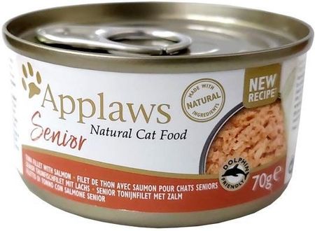 Applaws Cat Senior Tuńczyk Z Łososiem Dla Starszych Kotów 24x70g