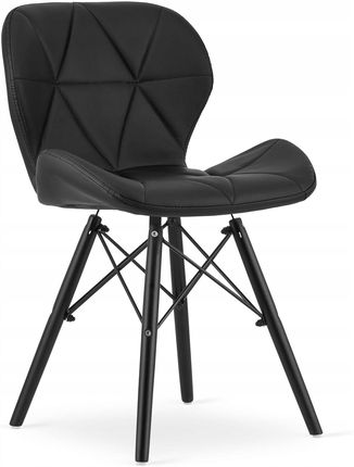 Krzesło Prestige Ekoskóra Czarna Black Style