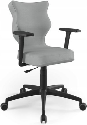 Entelo Krzesło biurowe Perto Plus BK Vega rozmiar 6 (159-188 cm) ciemny szary