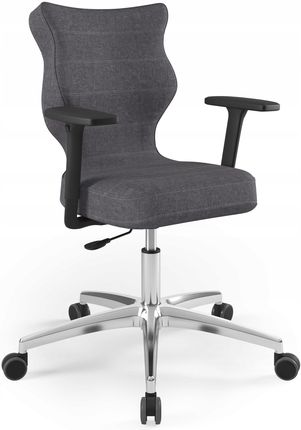 Entelo Krzesło biurowe Perto Plus AL Palladium rozmiar 6 (159-188 cm) czarny