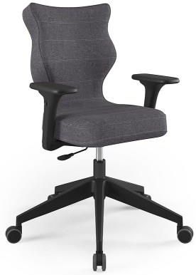 Entelo Krzesło biurowe Nero Plus BK Palladium rozmiar 6 (159-188 cm) czarny
