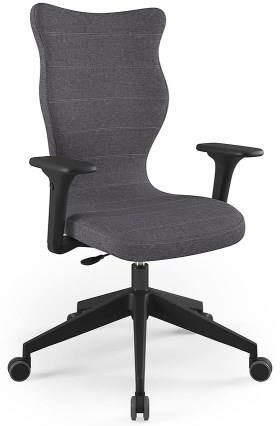 Entelo Krzesło biurowe Nero Plus BK Palladium rozmiar 7 (180+ cm) czarny