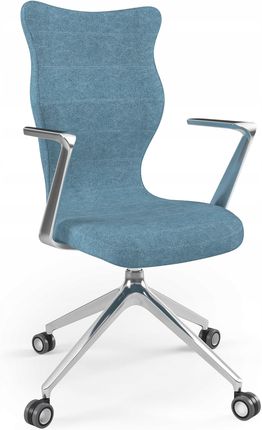 Entelo Krzesło biurowe Kuma AL Castel rozmiar 7 (180+ cm) niebieski