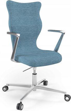 Entelo Krzesło biurowe Kylie Plus AL Castel rozmiar 7 (180+ cm) niebieski