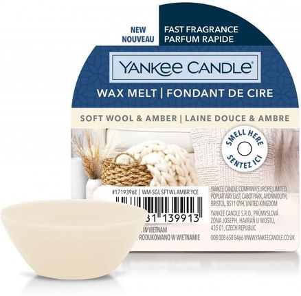 Yankee Candle Wosk Soft Wool & Amber