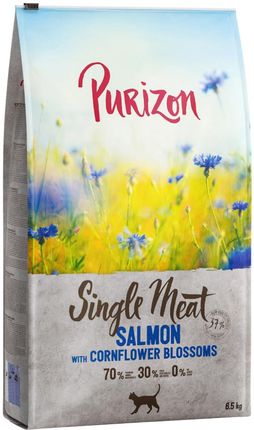 Purizon Single Meat Łosoś Z Kwiatami Chabru 2x6,5kg