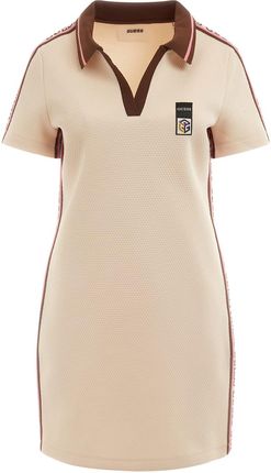 Damska Sukienka Guess Beulah Short Dress V3Yk02Kbsk0-G65D – Beżowy