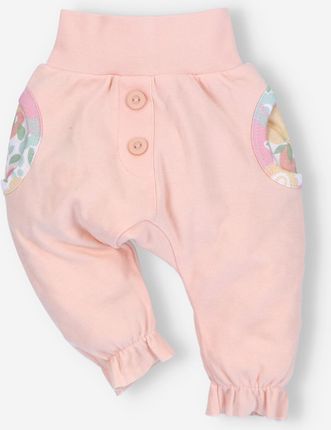Spodnie niemowlęce COLORFUL FRUITS z bawełny organicznej dla dziewczynki