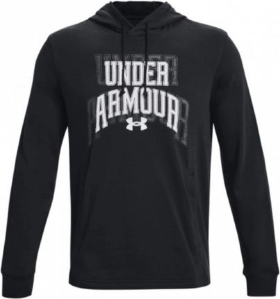 Męska bluza dresowa nierozpinana z kapturem Under Armour UA Rival Terry Graphic HD - czarna
