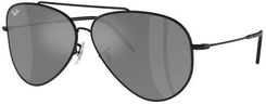 Zdjęcie OKULARY RAY-BAN® AVIATOR REVERSE RB R0101S 002/GS 59 ROZMIAR M - Sochaczew