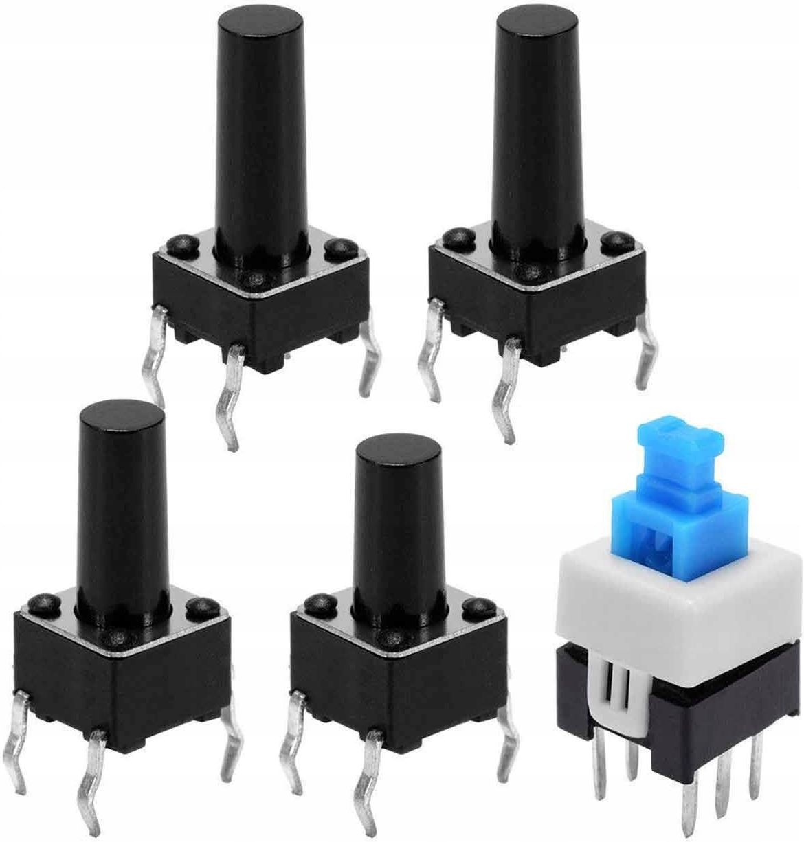 Micro Rocker Tact Switch Elektroweb Zestaw Xxl Tact Switch Micro-Switch Pudełko 180szt. - Opinie ...