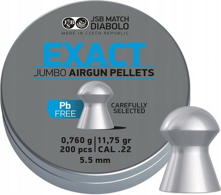 Jsb Śrut Exact Lead Free 5,50mm 200szt. Bez Ołowiu (210756)