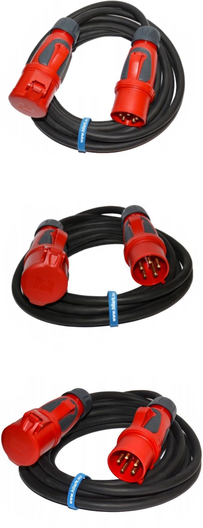 PRZEDŁUŻACZ SIŁOWY GUMOWY H07RN-F 5x6mm IP44 32A 1m - Hilark Sp z o.o