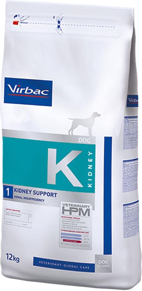 Virbac kidney shop support dog food