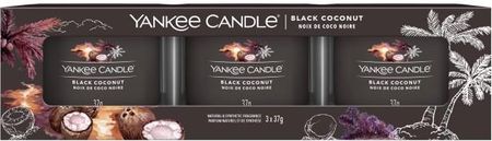 Yankee Candle Zestaw 3 Świec Mini Black Coconut