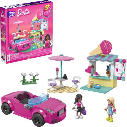 Mega Barbie Kabriolet i stoisko z lodami HPN78