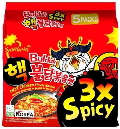 Samyang Zupka Ramen 3 x Spicy Hot Chicken Buldak 5 x 140 g