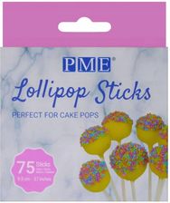 Zdjęcie Pme Patyczki do lizaków cake pops 75 szt 9,5 cm - Legnica