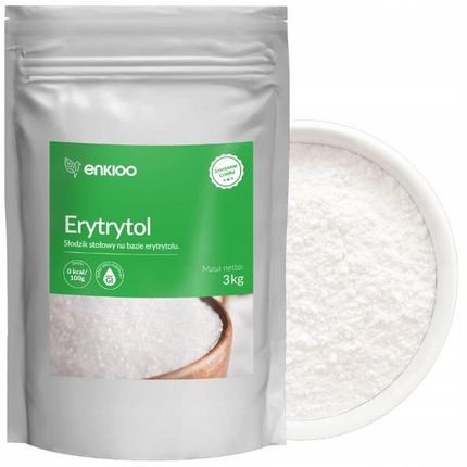Enkioo Erytrytol 3Kg Erytrol 100% Naturalny