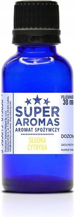 Super Aromas Aromas Aromat Spożywczy Słodka Cytryna 30 ml