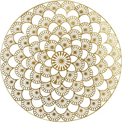 Intesi Dekoracja Ścienna Mandala 70cm Złota
