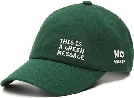Cropp - Ciemnozielona czapka z daszkiem - Zielony