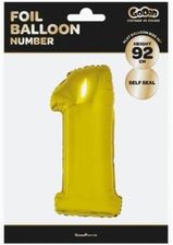 Zdjęcie Godan Balon Foliowy B&C Cyfra 1 Złota 92cm - Skoczów
