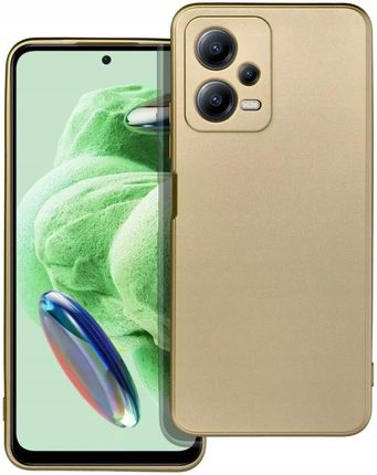 Futerał Metallic Do Xiaomi Redmi Note 12 5G Złoty