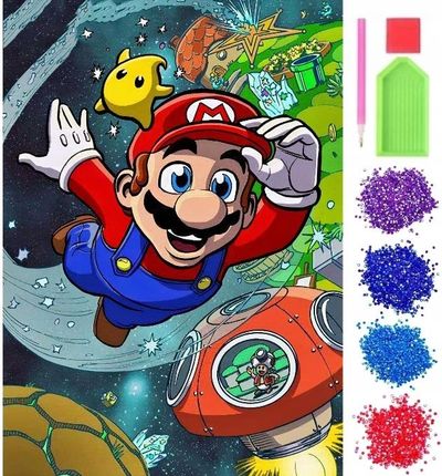 Haft Diamentowy Mozaika Diamentowa 5D Mario
