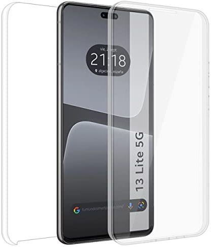 Tumundosmartphone Custodia Full Body 360° Per Xiaomi Mi 11 Lite 4G/5G/5G NE – Trasparente Con PC E TPU