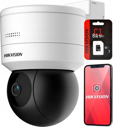 Hikvision Kamera Obrotowa Ip Wifi Fhd Głośnik 64Gb (DS2DE1C200IWD2W+MICROSD64GB)