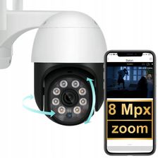 Benetech Kamera Ip Obrotowa Wifi Zewnętrzna 8Mp Interkom 4X (IPN098)