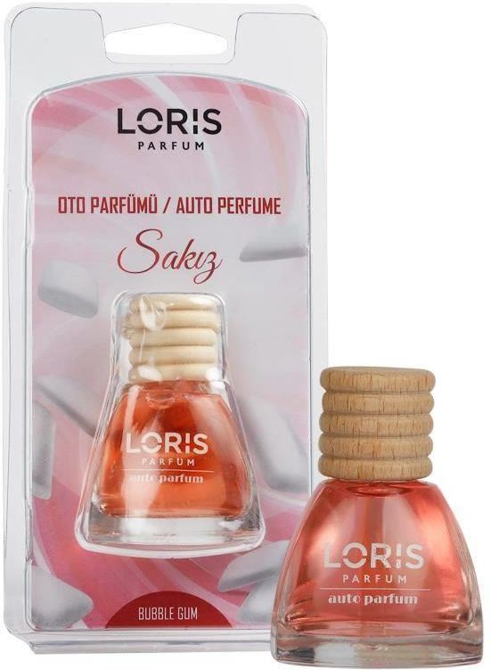 Loris Auto Perfume Zawieszka Zapachowa Do Samochodu Guma Balonowa 10Ml