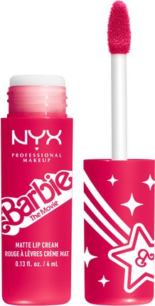 NYX Professional Makeup x Barbie Smooth Whip Lip Cream Matowa Pomadka 02 Perfect Day Pink