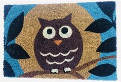 Zdjęcie Rozenbal Wycieraczka Owl Brązowy 60x40 - Kwidzyn