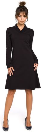 B044 sukienka czarna (kolor czarny, rozmiar XXL)