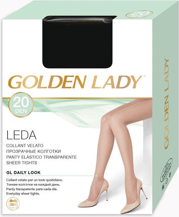 RAJSTOPY GOLDEN LADY LEDA (kolor Nero, rozmiar 3)