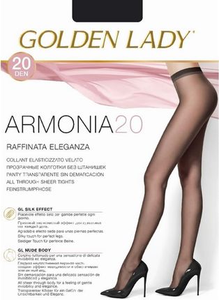RAJSTOPY GOLDEN LADY ARMONIA 20 (kolor Nero, rozmiar XL)
