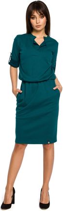 B056 sukienka zielona (kolor zielony, rozmiar XXL)