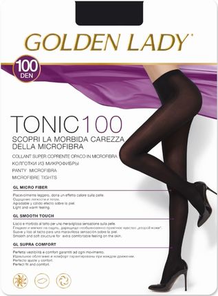 RAJSTOPY GOLDEN LADY TONIC 100 (kolor Nero, rozmiar 2)