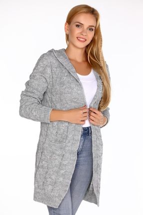 Jolannda Grey sweter (kolor szary, rozmiar one size)