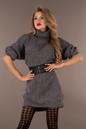 Joriana Dark Grey sweter (kolor szary, rozmiar one size)