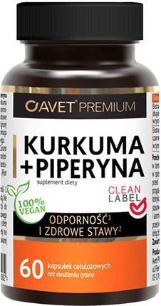 Avet Pharma Premium Kurkuma + Piperyna 60Kaps