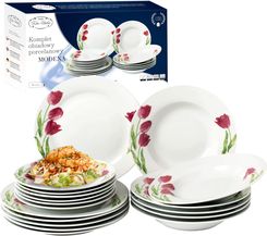 Festa Italia Serwis Talerzy Zestaw Komplet Obiadowy 18El Opal