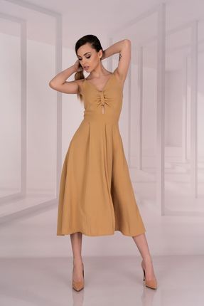 Molinen Camel D04 sukienka (kolor CAMELOWY, rozmiar L)